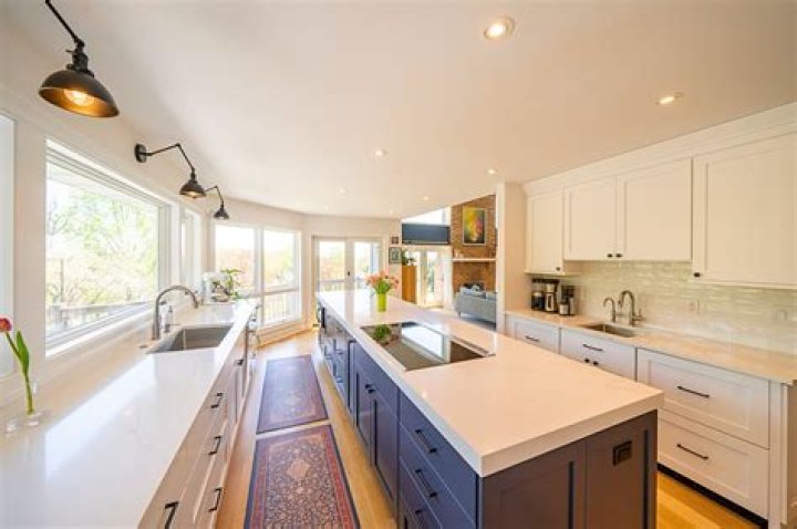 How do you make an open concept kitchen?
