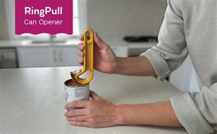 How do you open a ring pull can?