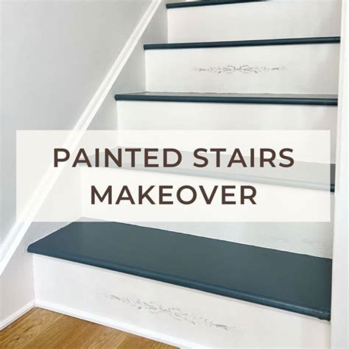 How do you paint stairs steps?