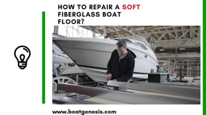 How do you repair a fiberglass boat floor?