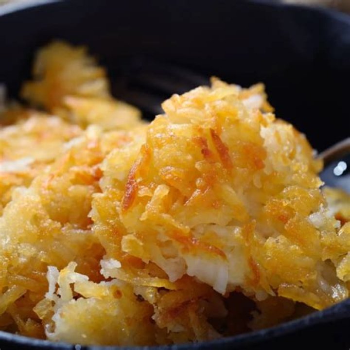 How do you shred frozen hash browns?