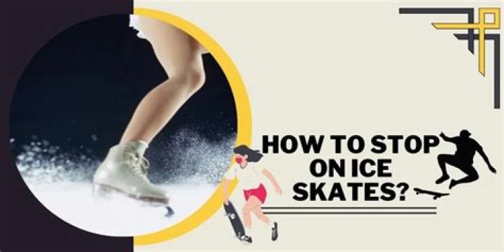 How do you stop on ice skates for beginners?