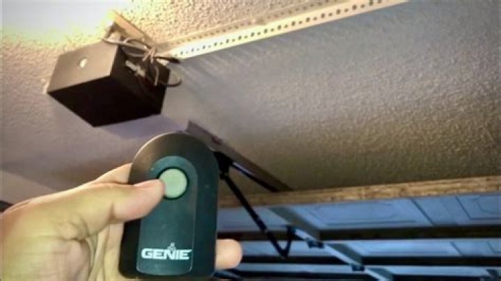 How do you wire a garage door opener sensor?