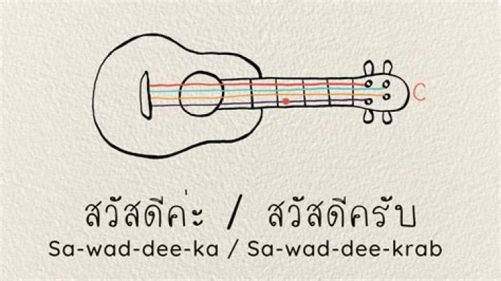 How do you write Sawadee Ka in Thai?