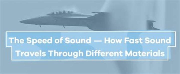 How fast does sound travel through solids?