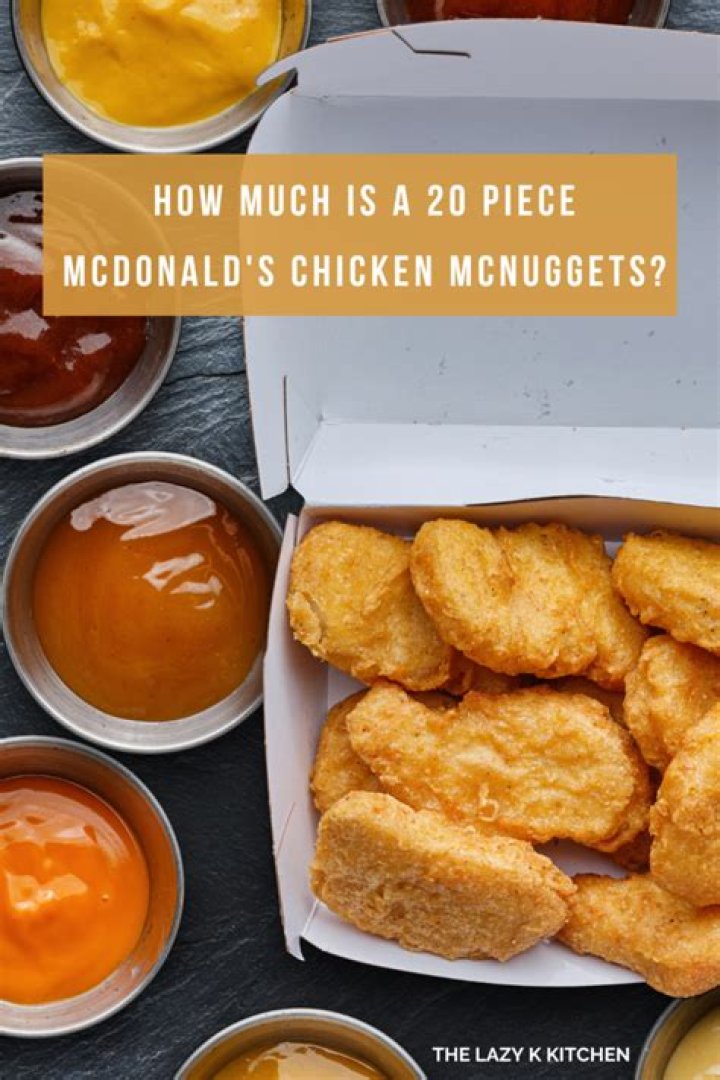 How many chicken McNuggets are in a pound?