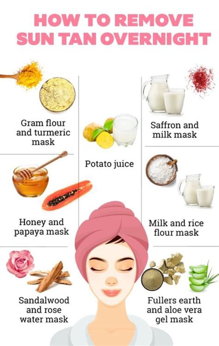 How many days does it take to remove sun tan?