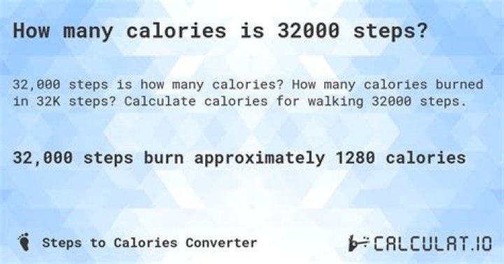 How many miles is 32000 steps?