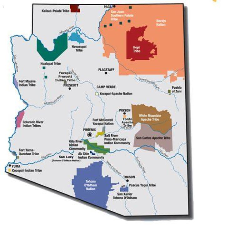 How many natives live in Arizona?