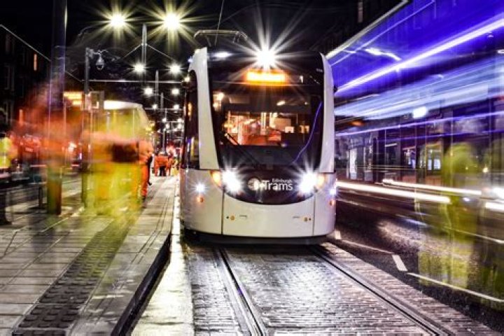 How many people use Edinburgh trams?