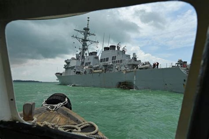 How many sailors died on the McCain?