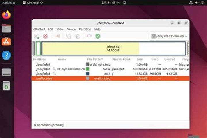 How much space does Ubuntu take up?