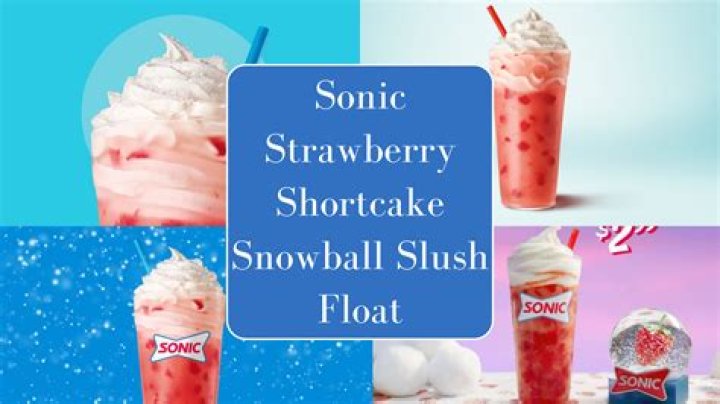How much sugar is in a strawberry slush from Sonic?