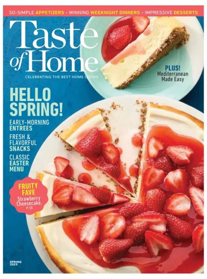 How often does Taste of Home magazine come out?