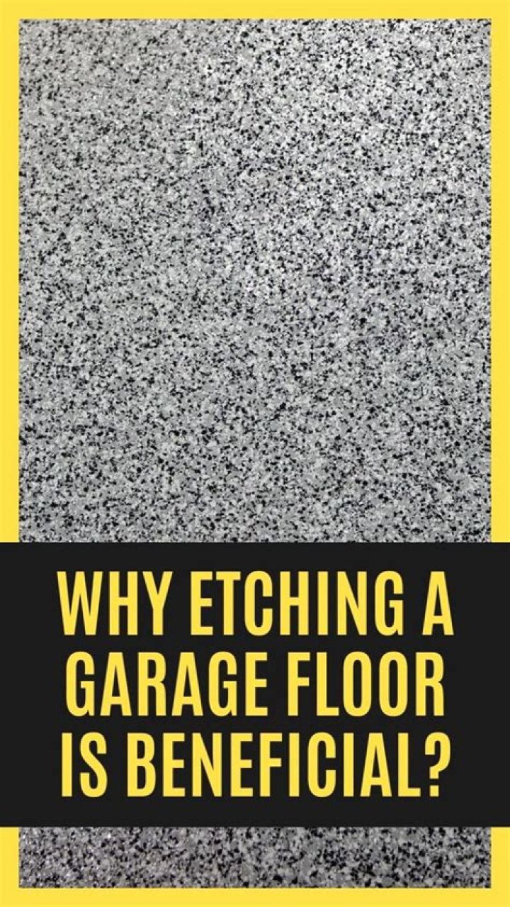 Is etching garage floor necessary?