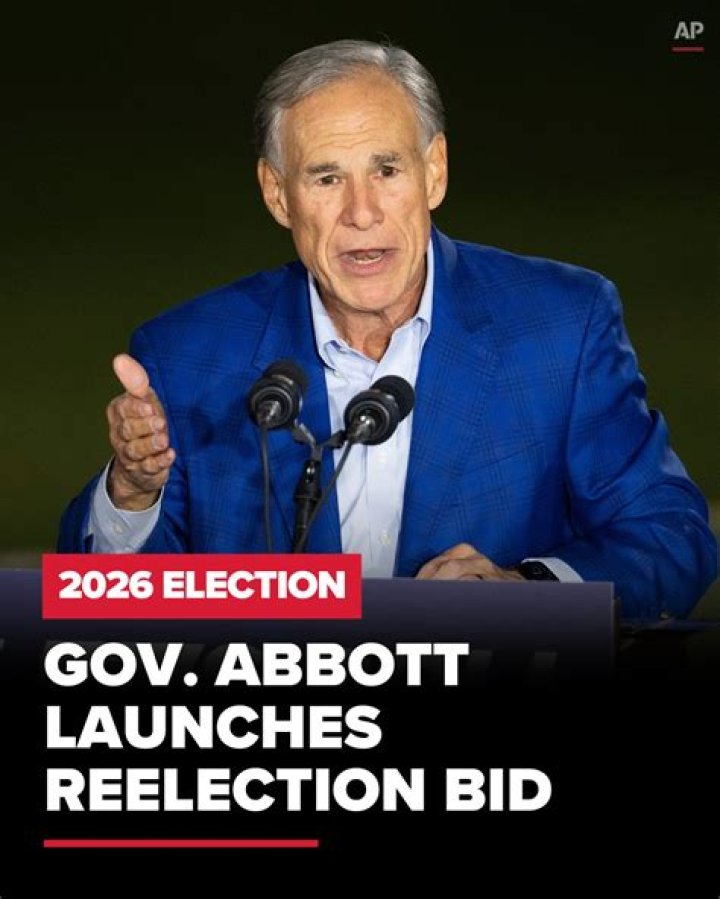 Is Greg Abbott running for reelection?