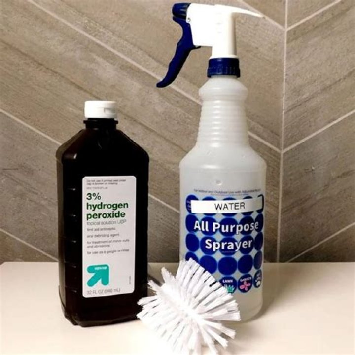 Is hydrogen peroxide safe on tile?