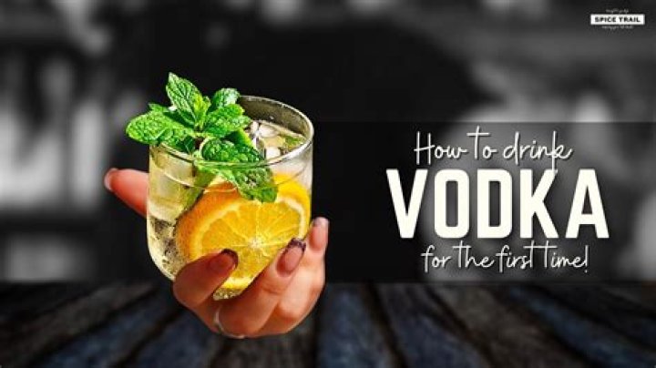 Is it OK to drink vodka neat?