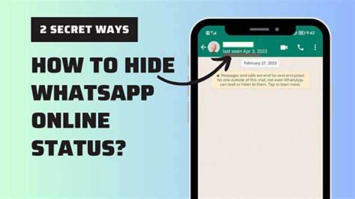 Is it possible to hide online status on WhatsApp?