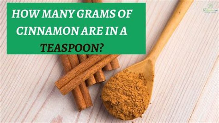 Is one teaspoon of cinnamon too much?