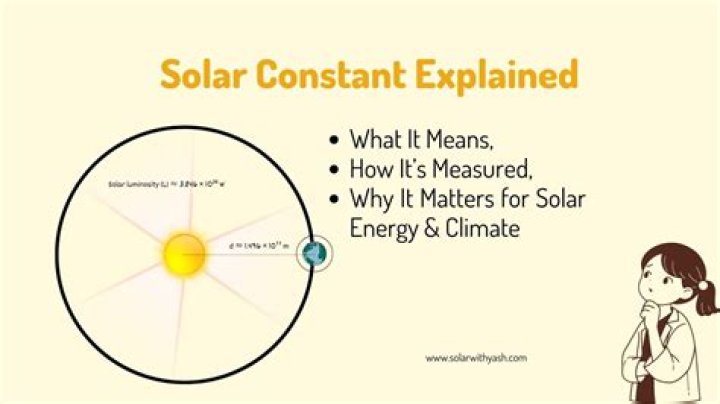 Is the sun a constant?
