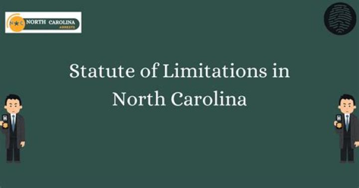 Is there a statute of limitations in North Carolina?