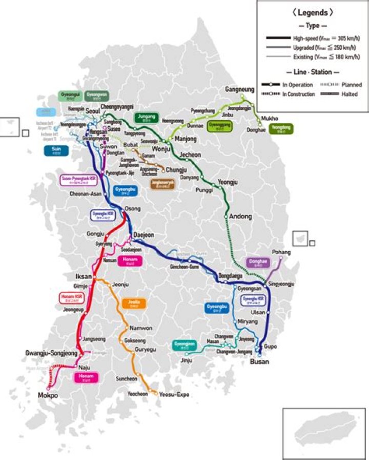 Is there a train from Seoul to Jeju?
