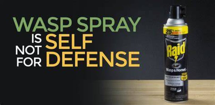 Is wasp spray legal for self defense?