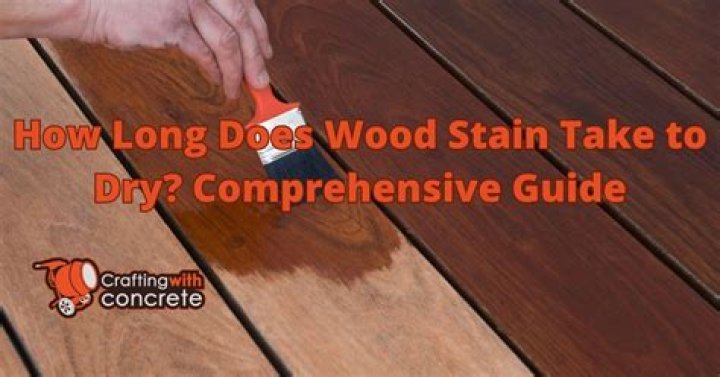Is wood stain flammable when dry?