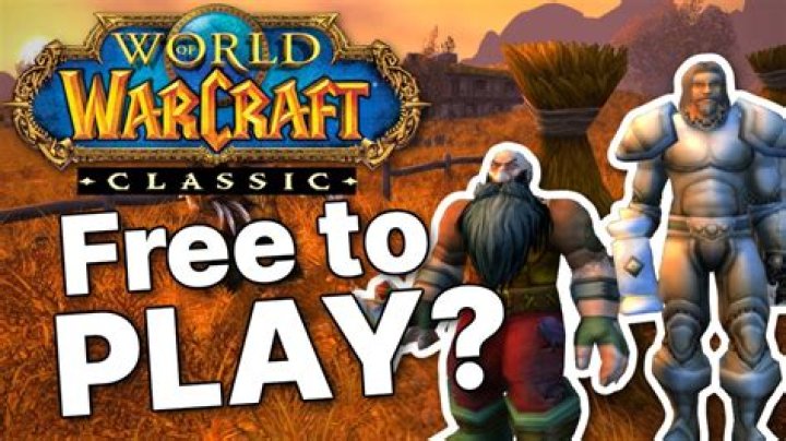 Is Wow classic free?