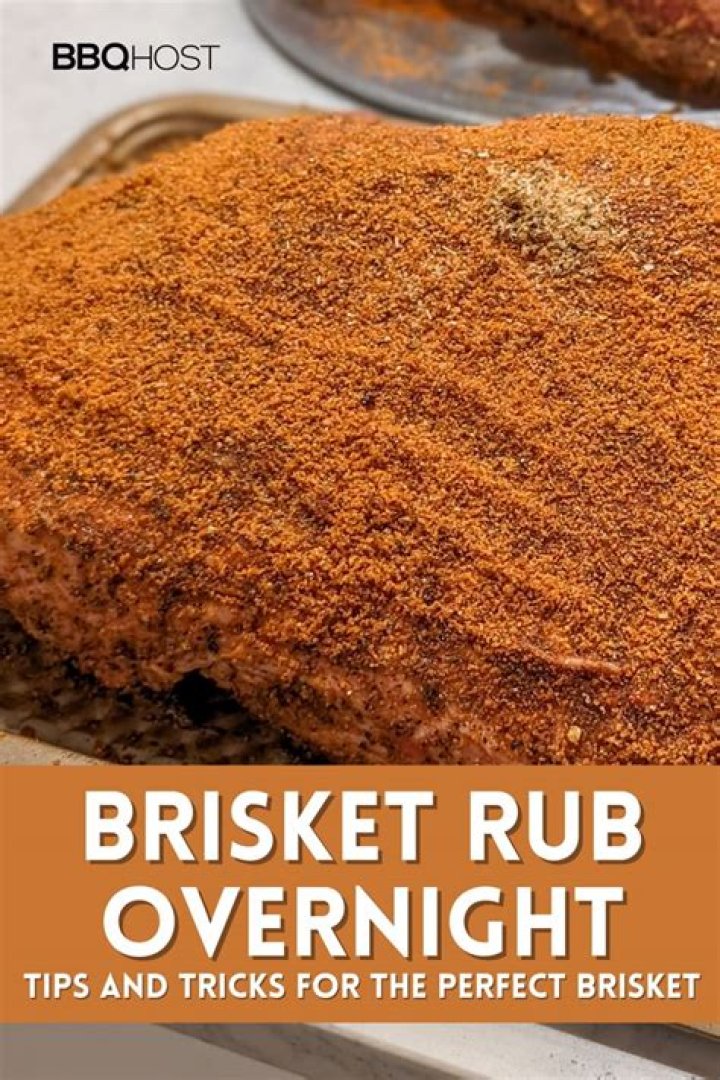 Should you put rub on brisket overnight?