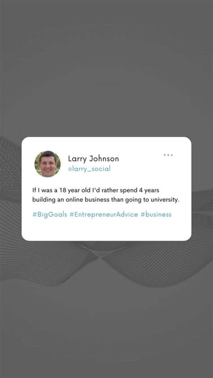 Should you skip college to start a business?