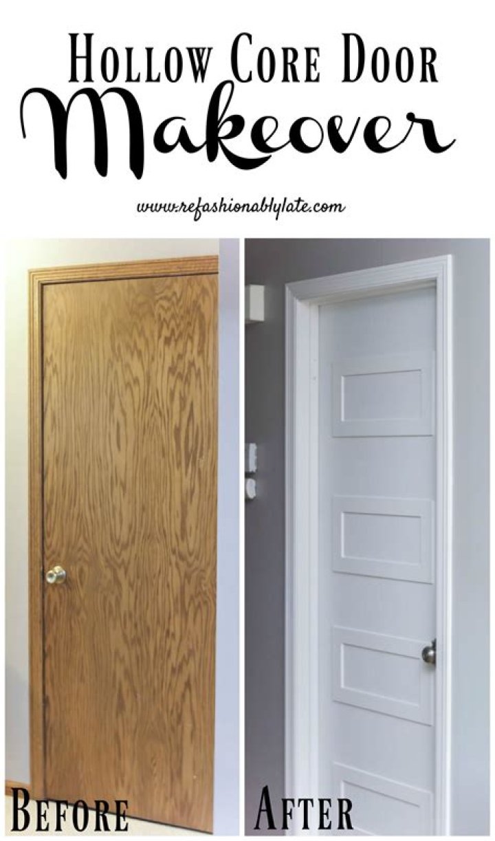 What's inside a hollow core door?