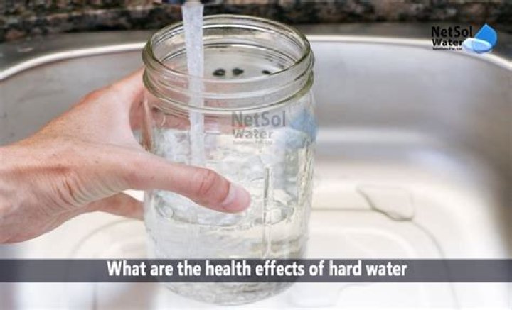What are the health effects of hard water?