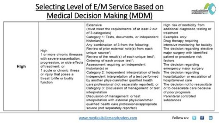 What are the levels of E M service based on?