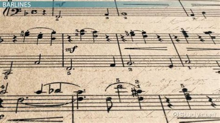 What are the lines on a music sheet?
