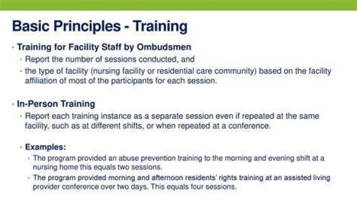 What are the three basic principles of training?
