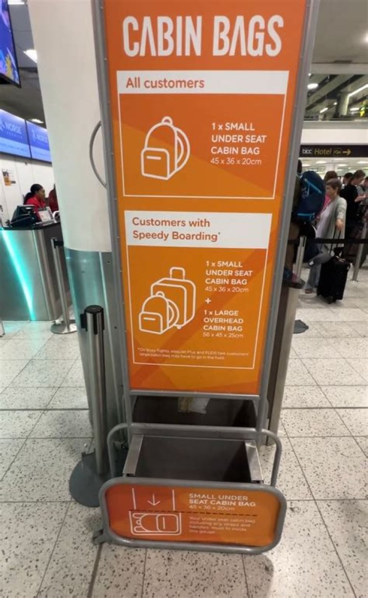 What can I take on easyJet hand luggage?
