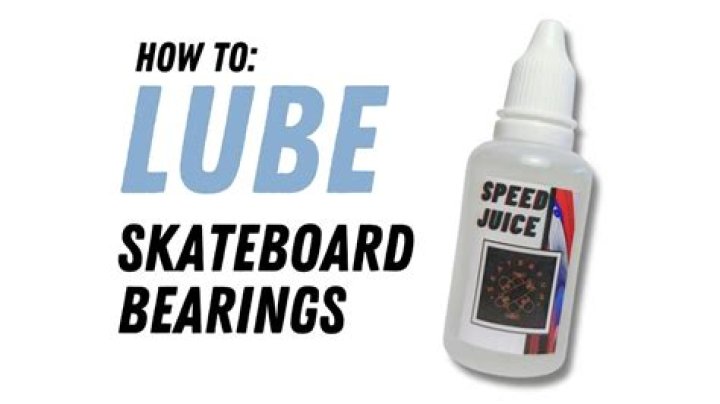 What can you use to lubricate skateboard bearings?