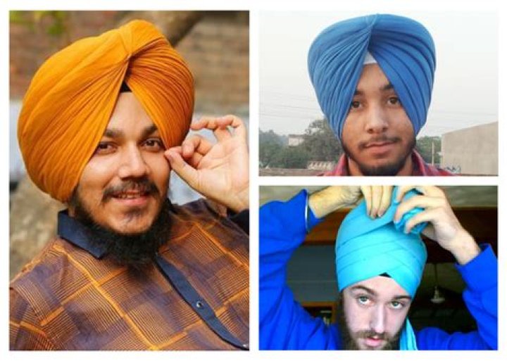 What do the colors of turbans mean?