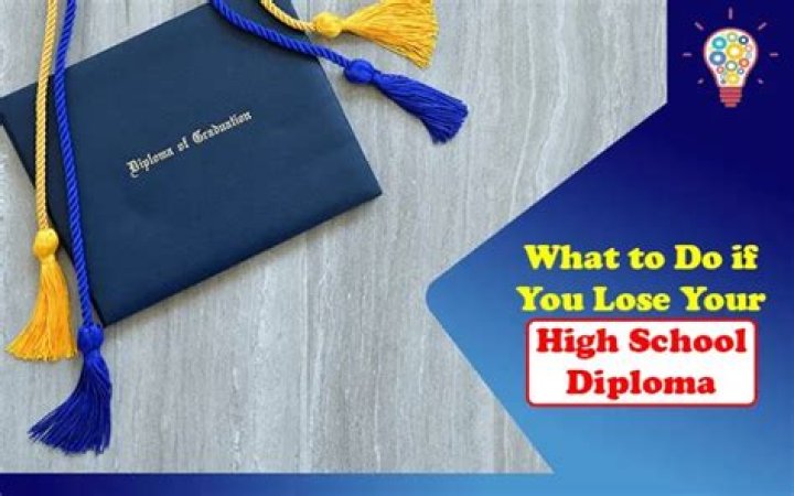 What do you do if you lose your diploma?