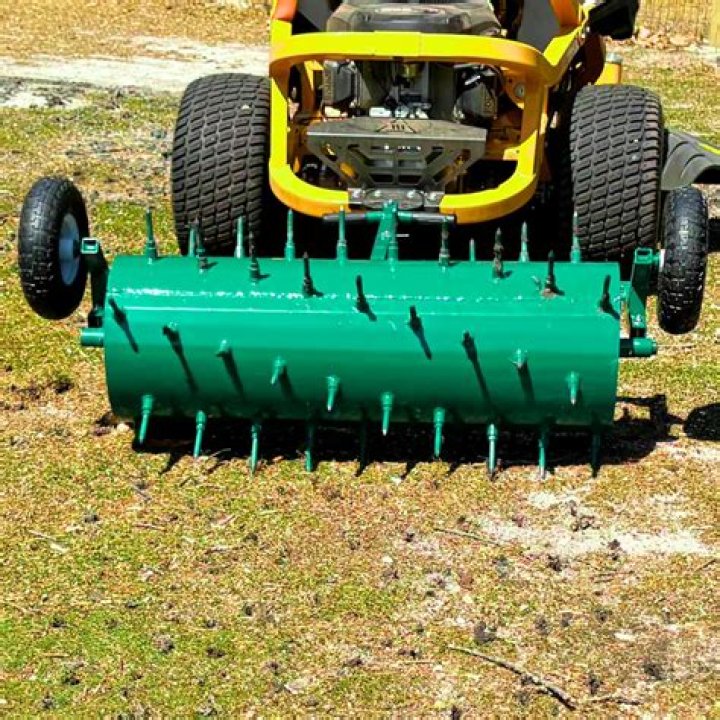 What does a spike aerator do?