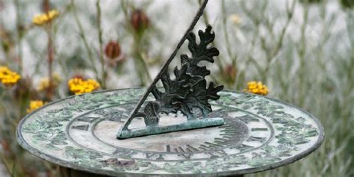 What does a sundial symbolize?