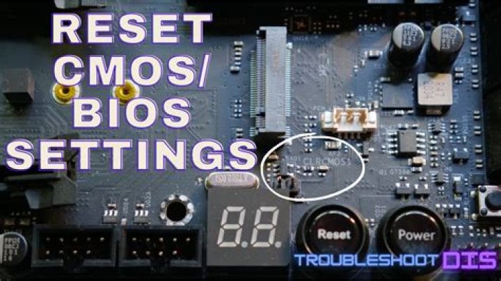 What does CMOS reset do?