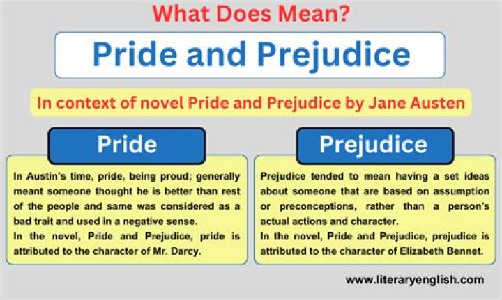 What does Pride and Prejudice mean?