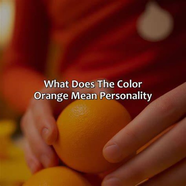 What does the color orange say about your personality?