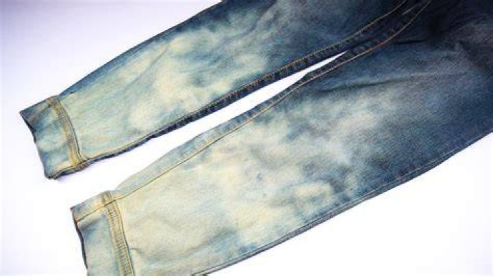 What happens if you put bleach on jeans?