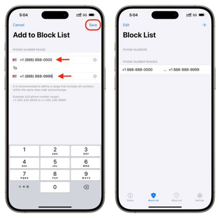 What happens when you block a number on iPhone text?