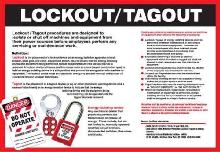 What is a lock out notice?