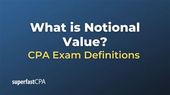 What is a notional example?